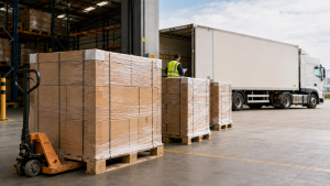 preparar mercancía para transporte